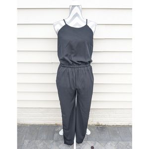 Pants Jumpsuit, open back, strappy